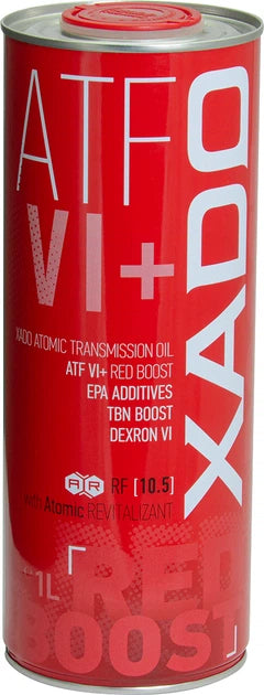 XADO Atomic Oil ATF VI+ RED BOOST Automatikgetriebeöl 1L – Low Viscosity ATF mit REVITALIZANT®