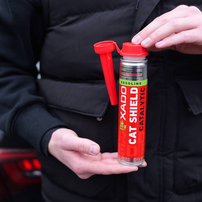 XADO RED CAT SHIELD  Katalysator- & Verbrennungssystemreiniger mit REVITALIZANT® – 250 ml