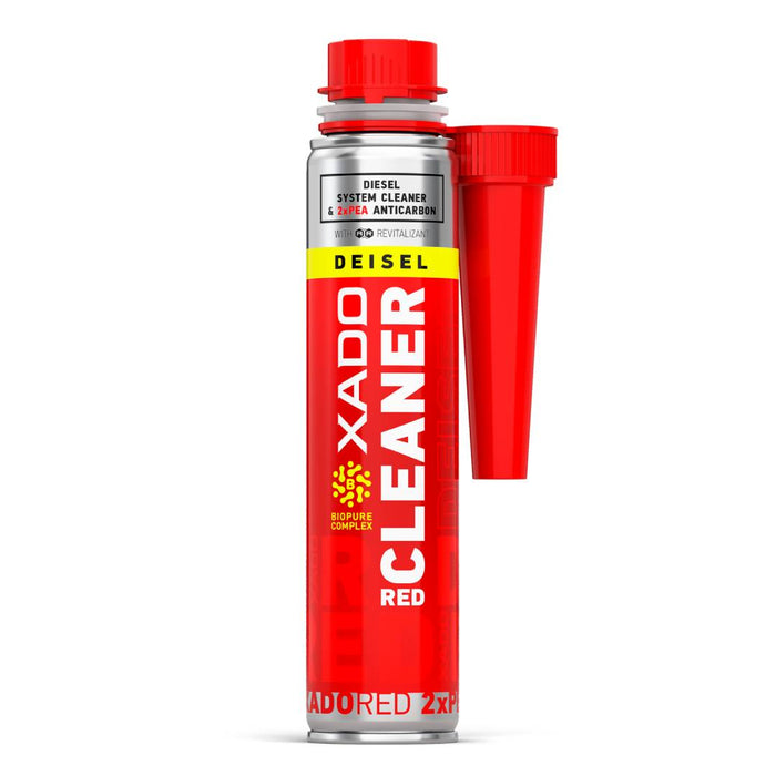 XADO RED CLEANER (Diesel) Kraftstoffsystem- & Injektorreiniger mit REVITALIZANT® – 250 ml