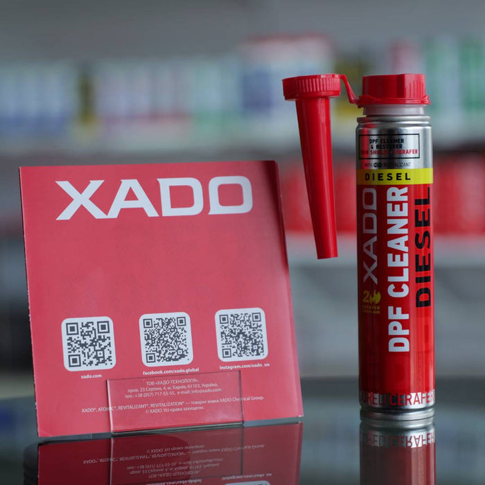 XADO RED DPF CLEANER (Diesel)  Dieselpartikelfilter-Reiniger mit REVITALIZANT® – 250 ml