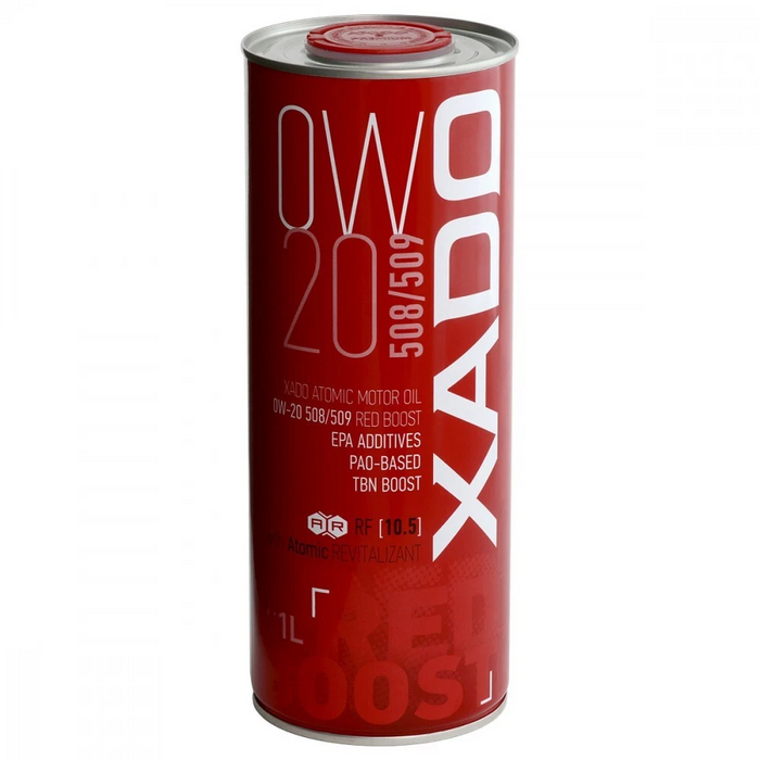 XADO Atomic Oil 0W-20 508/509 RED BOOST – Premium Motoröl für VW, Audi, Skoda, Seat