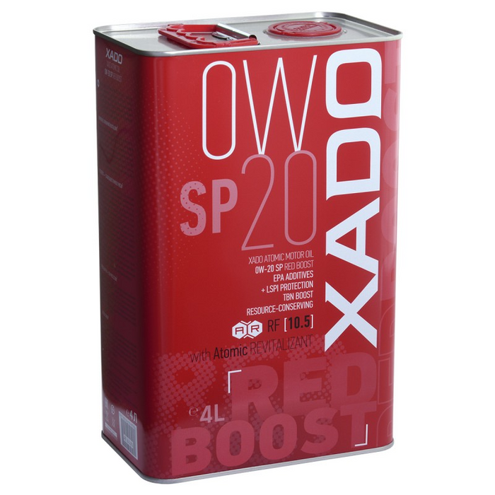 XADO Atomic Oil 0W-20 SP RED BOOST – Ultra-Leichtes, Kraftstoffsparendes Motoröl