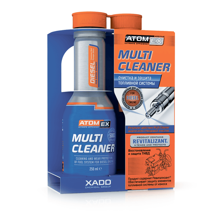 XADO Injektoren Reiniger - Multi Cleaner Diesel - Kraftstoff Systemreiniger - Atomex