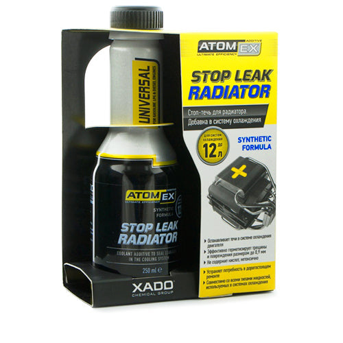 XADO Radiator Sealant - Stop Leak for Car Radiator - Atomex