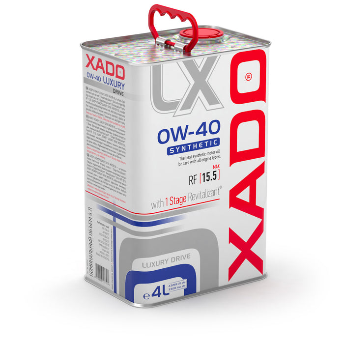 XADO engine oil 0W40 - Luxury Drive SYNTHETIC